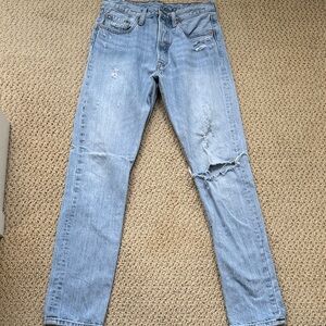 Levi’s straight 501’s